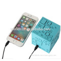 NEW Wholesale Magic Cube Mini Bluetooth Speaker Q Plus Portable Subwoofer Speaker Music Player With FM Radio